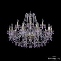 Люстра хрустальная 1410/10+5/300 G V7010 Bohemia Ivele Crystal (Богемия Ивеле Кристалл)