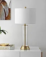 Золотая настольная лампа "Линетт"