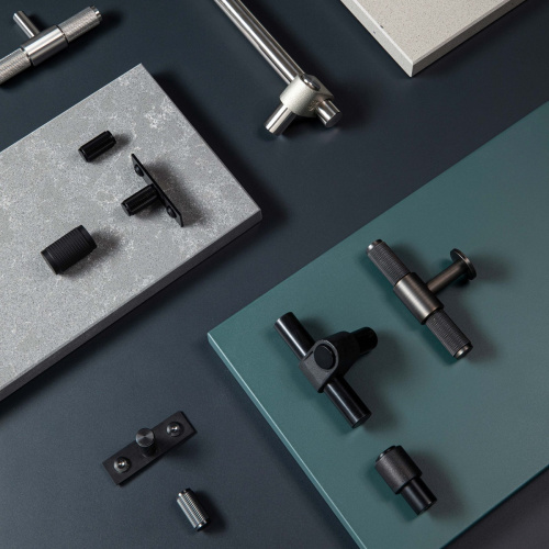 Ручка-кнопка T-Bar Cast Brass фото 6