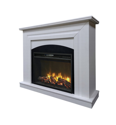 Каминокомплект MONZA/МАЛИБУ Лофт Оникс с очагом Электроочаг MAGIC/МЕЙДЖИК 24 фото 2