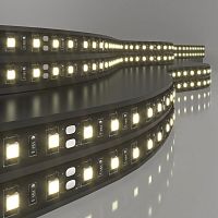 Светодиодная лента 24 В 14,4 Вт/м 60 Led/м 5050 IP20, тёплый белый 3300K, Black, 5 м Лента светодиодная 24V 14,4W 60Led 5050 IP20 тёплый белый, Black, 5м