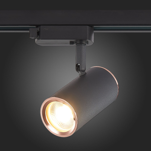 ST301.426.01 Св-к трек. Черный GU10 1*50W L104xW54xH111 220V Без ламп BASE фото 9