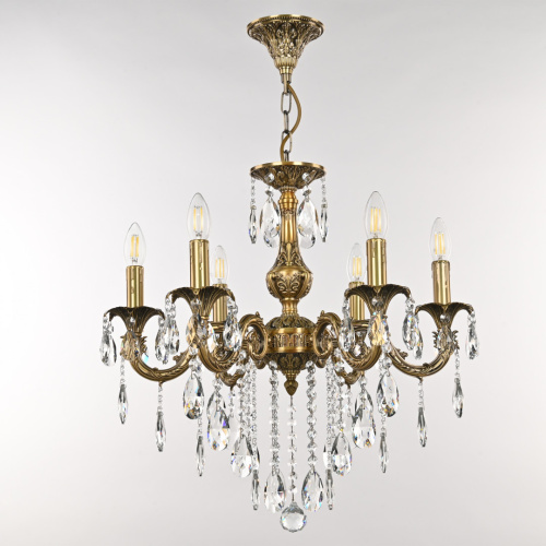 Люстра с хрустальными подвесками AL79101/6/175 B FP Bohemia Ivele Crystal (Богемия Ивеле Кристалл) фото 4