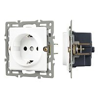 Механизм электрической розетки SCT-GP-MEU-PL-WH (250V, 16A) Arlight 043739