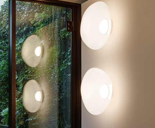 Настенный/Потолочный светильник Melt LED Surface Opal/Silver фото 2