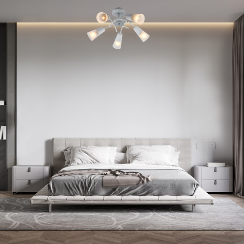 Светильник на штанге Escada 1109/5P Е14*40W White/Chrome фото 4 Светильник на штанге Escada 1109/5P Е14*40W White/Chrome фото 4