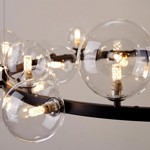 Люстра 771120 black/clear фото 3