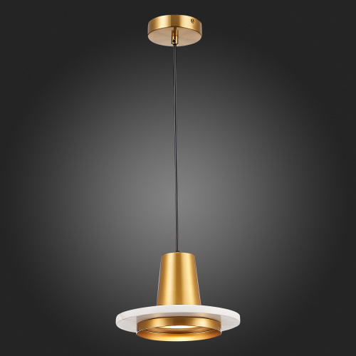 SL1212.203.01 Подвес ST-Luce Латунь/Латунь, Белый LED 1*12W 3000K OLTARNO фото 5