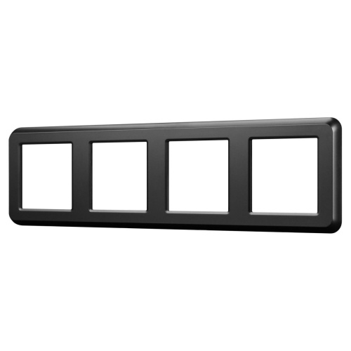 Рамка пластиковая FRM-VERSA-PL-4-BK Arlight 045188 Рамка пластиковая FRM-VERSA-PL-4-BK Arlight 045188