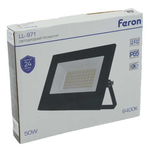 Светодиодный прожектор Feron LL-971 IP65 50W 6400K фото 6