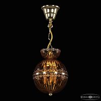 Подвесной светильник с хрустальными плафонами 5480/17 G Amber/M-1G Bohemia Ivele Crystal (Богемия Ивеле Кристалл)