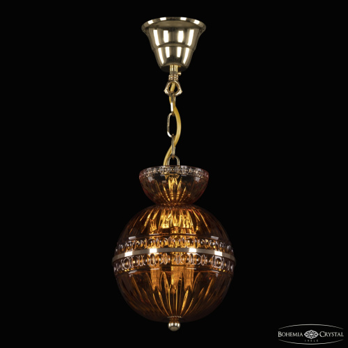 Подвесной светильник с хрустальными плафонами 5480/17 G Amber/M-1G Bohemia Ivele Crystal (Богемия Ивеле Кристалл)
