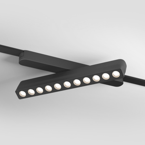 DK5368-BK Светильник для трека Air, серия Grill 2700-6500 со светодиодом, L230*W26*H60мм, 48V DC, 12W, RA?90, 36°, 2700-6500K, IP20, черный, алюминий фото 5
