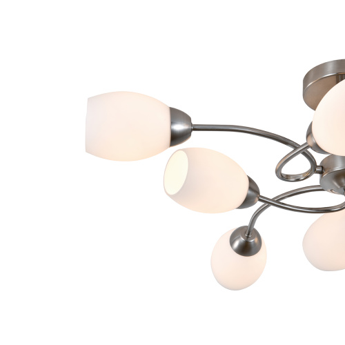 Светильник на штанге 150007/8R E27*60W Satin nickel фото 3