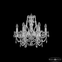 Люстра хрустальная 1411/6/160 Ni Bohemia Ivele Crystal (Богемия Ивеле Кристалл)