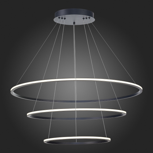 ST604.443.114 Светильник подвесной ST-Luce Черный/Белый LED 1*114W 4000K Подвесные светильники фото 2
