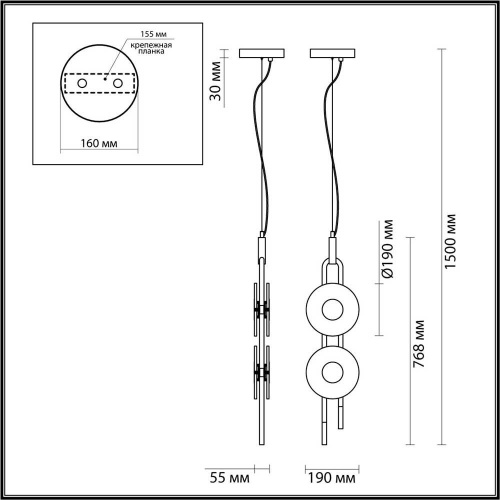 Подвесной светодиодный светильник Odeon Light Exclusive Modern Magnet 5407/23L фото 3