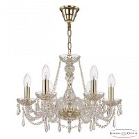 Люстра хрустальная 104/6/165 G Bohemia Ivele Crystal (Богемия Ивеле Кристалл)