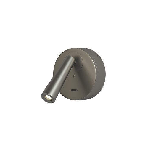DK5072-DN Бра SHINE WALL со светодиодом, D104*H68, IP20, 3000К, 3W, RA?90, темный никель, алюминий фото 5