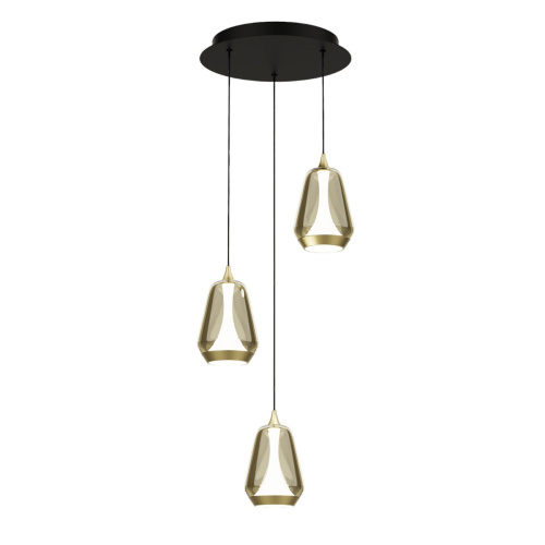 Подвесной светильник MD24001011-3A brass/champagne