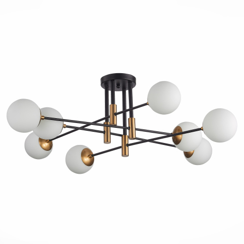 SL1203.402.08 Люстра потолочная ST-Luce Бронза,Черный/Белый E27 8*40W LIMANO фото 7