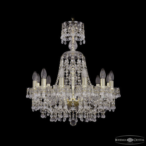 Люстра хрустальная 1410/12/195/XL-67 G V0300 Bohemia Ivele Crystal (Богемия Ивеле Кристалл)
