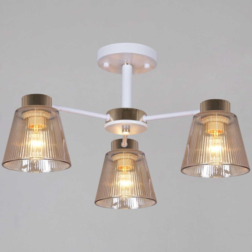 Потолочная люстра Reluce 20560-0.3-03 WH+FG Потолочная люстра Reluce 20560-0.3-03 WH+FG