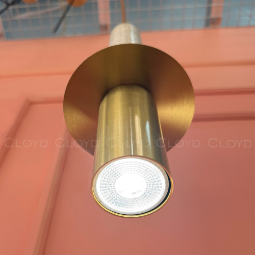 Подвесной светильник Cloyd CLARNET-C P1 / выс. 33 см - травертин (арт.11542)