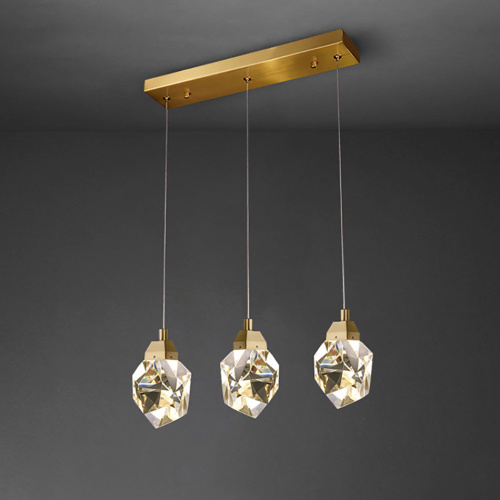 Подвесной светильник 9701P/3L brass фото 2