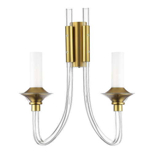 SL1241.201.02 Бра ST-Luce Золотистый/Белый E14 2*40W VETRANO фото 3