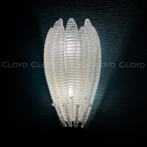 Бра Cloyd FERNAN W2 / выс. 42 см - латунь - белое стекло (арт.20475) фото 7