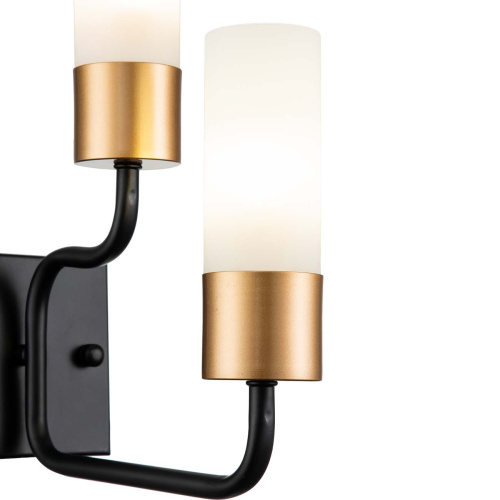 Настенный светильник Escada 2108/2A E14*40W Black/Gold фото 3