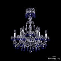 Люстра хрустальная 1410/6+3/195/XL-66 Ni V3001 Bohemia Ivele Crystal (Богемия Ивеле Кристалл)