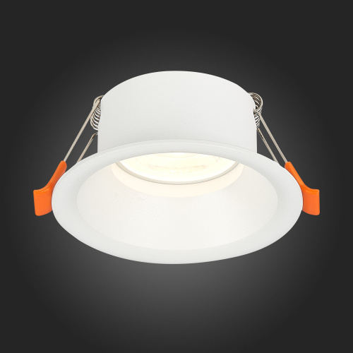 ST201.508.01 Св-к встр. Белый GU10 1*50W  D89xH40 220V Без ламп Встраиваемые светильники фото 9