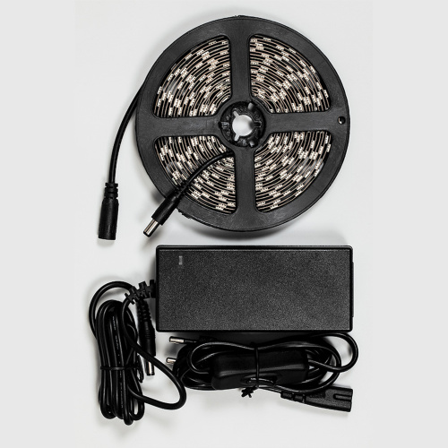 Светодиодная LED лента Feron LS606, 60SMD(5050)/m 14.4W/m 12V 3m 6500К с адаптером с вилкой в комплекте фото 3