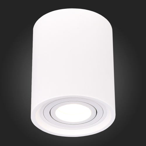 ST156.502.01 Светильник потолочный Белый GU10 1*50W IP20 D100xH120 180-240V Без ламп Накладные светильники фото 5