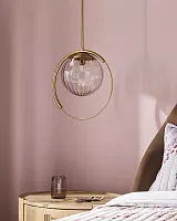 Золотой подвесной светильник "Эрин"