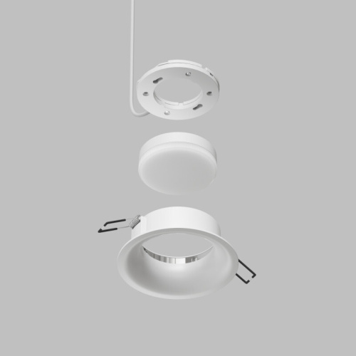 Встраиваемый светильник INER, до 15 Вт LED, GX53, IP20, алюминий, белый фото 4
