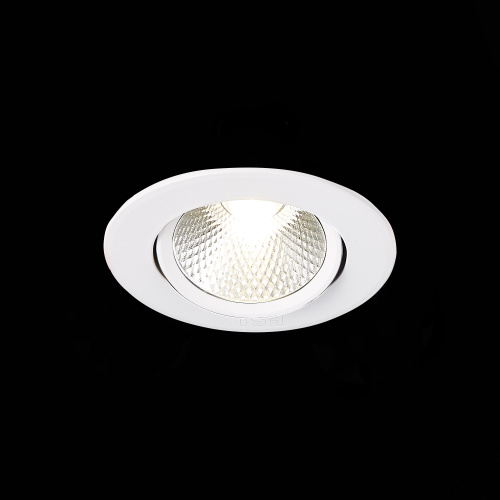 ST211.538.06.24 Св-к встр. Белый LED 1*6W 3000K 480Lm Ra80 24° IP20 D86xH50 220-240V Встраиваемые светильники фото 8