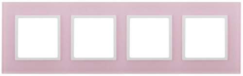 Рамка 4-постовая ЭРА Elegance 14-5104-30 Б0034538 Рамка 4-постовая ЭРА Elegance 14-5104-30 Б0034538