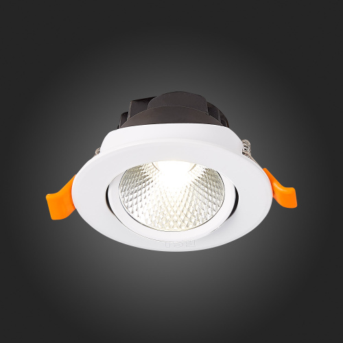 ST211.548.06.24 Св-к встр. Белый LED 1*6W 4000K 480Lm Ra80 24° IP20 D86xH50 220-240V Встраиваемые светильники фото 3