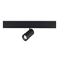 ST357.446.12 Магнитный трековый светильник ZOOM Черный LED 1*12W 4000K Lm Ra90 10-55° IP20 D50xH160 SKYLINE 48