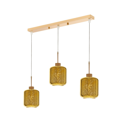 Подвесной светильник Lumina Deco Alacosmo LDP 6811-3 PR GD фото 2