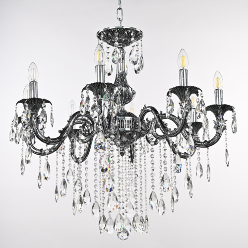 Люстра с хрустальными подвесками AL79101/8/250 B NB Bohemia Ivele Crystal (Богемия Ивеле Кристалл) фото 4