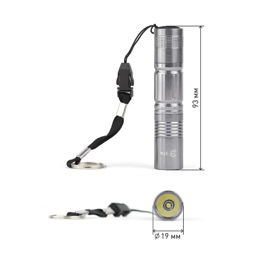 Карманный светодиодный фонарь ЭРА от батареек 93х19 60 лм SDB1 C0027253 фото 4