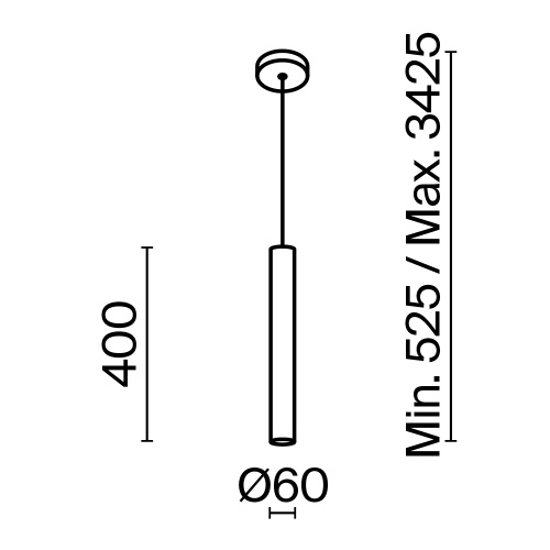 Подвесной светильник Maytoni MOD161PL-01W1 фото 2