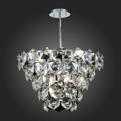 SL1631.103.09 Люстра подвесная ST-Luce Хром/Прозрачный E14 9*40W VITERBO фото 9