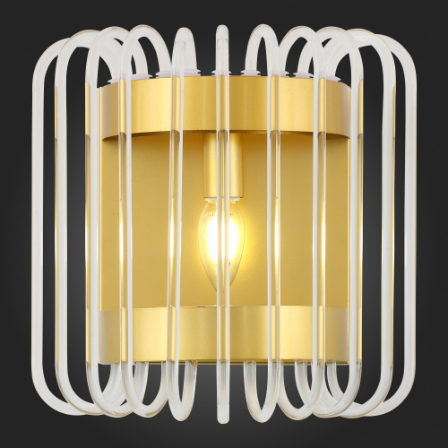 SL1228.201.01 Бра ST-Luce Золотистый/Прозрачный E14 1*40W GROSSETO фото 6