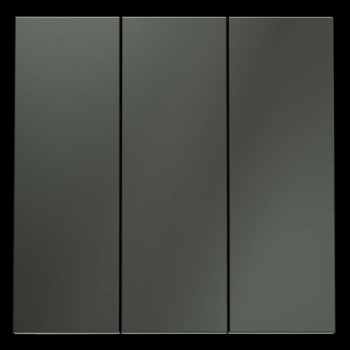 Клавиши для выключателя/переключателя трехклавишного, S70 (титан) Voltum VLS000506 фото 2