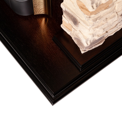 Электрокамин RealFlame Dublin Corner Rock AO античный дуб с очагом Fobos Lux Black фото 6